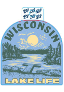 Wisconsin Lake Life Stickers