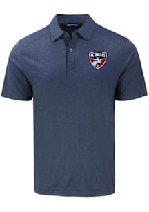 Cutter and Buck FC Dallas Navy Blue Forge Eco Stretch Big and Tall Polo
