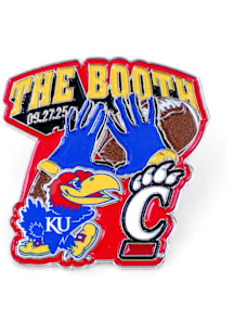 Kansas Jayhawks Souvenir 2025 vs Cincinnati Game Day Pin - Blue