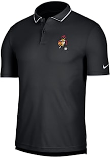 Nike Iowa State Cyclones Mens Black Basketball Cy Short Sleeve Polo
