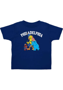 Philly Toddler Navy Seasme Street Short Sleeve T Shirt