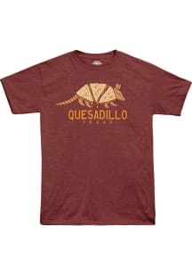 Texas Burgundy Quesadillo Short Sleeve T Shirt