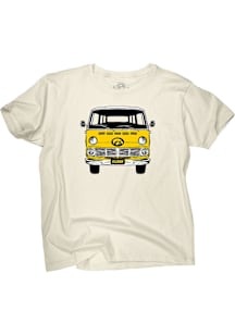 Iowa Hawkeyes Natural Rambling Van Recycled Short Sleeve T Shirt