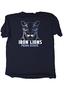 Penn State Nittany Lions Navy Blue Dramtic Mascot Washed Short Sleeve T Shirt