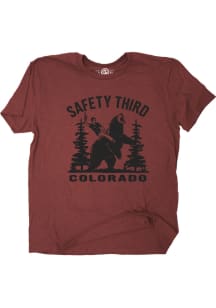 Colorado Red Safety Third Short Sleeve T Shirt