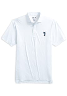 Johnnie O North Carolina Tar Heels Mens Light Blue Slade Vault Short Sleeve Fashion Polo