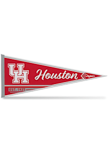 Houston Cougars Line Est. 12x30 Pennant - Red
