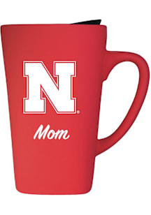 Nebraska Cornhuskers 16oz Mom Soft Touch Ceramic Mug - Red