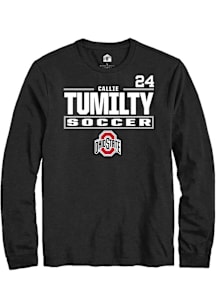 Callie Tumilty Ohio State Buckeyes Black NIL Stacked Box Long Sleeve Player T Shirt