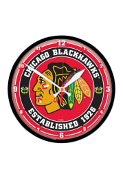 Chicago Blackhawks 12.75in Round Wall Clock