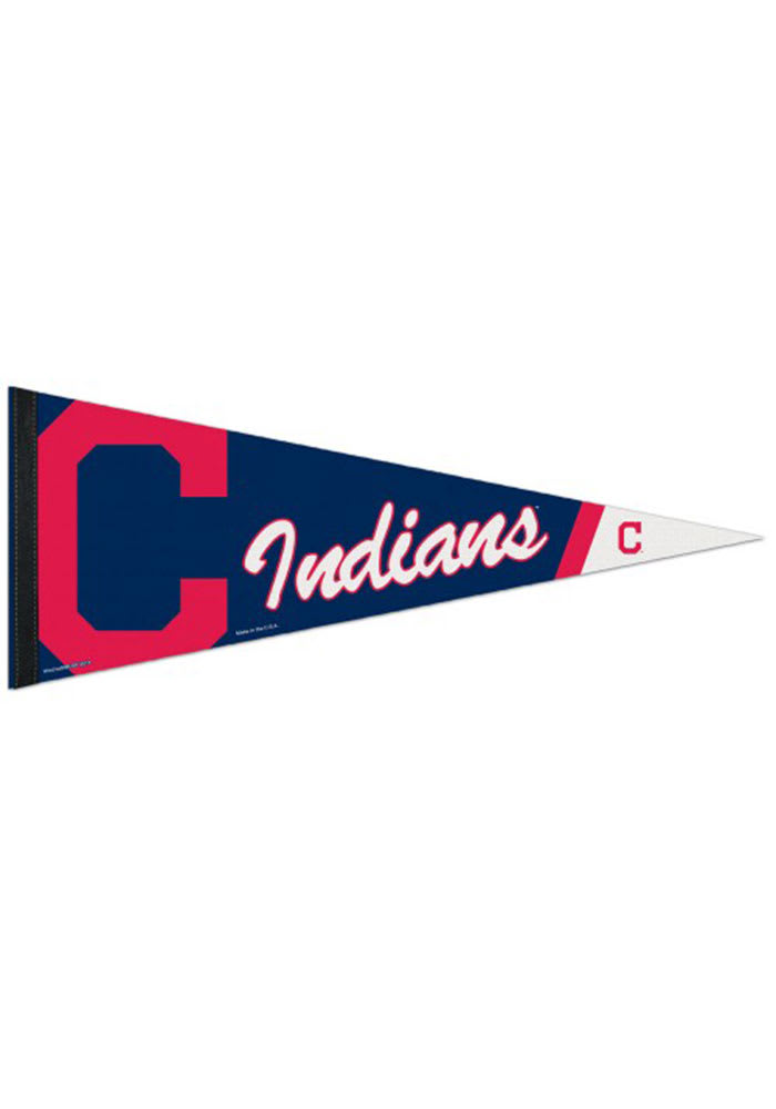 Cleveland Indians 12x30 C Logo Premium Pennant