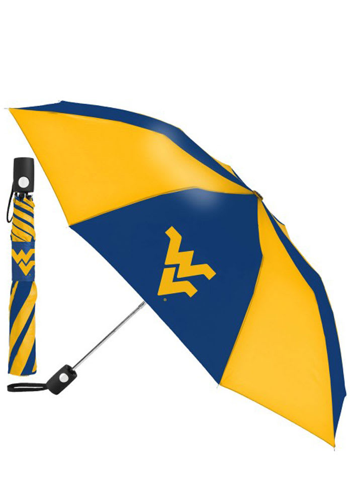 West Virginia Mountaineers Auto Fold Umbrella