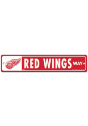 Detroit Red Wings Street Zone Sign