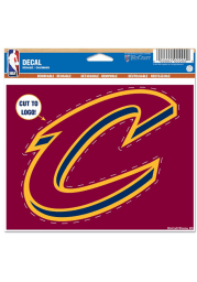 Cleveland Cavaliers 4x.5x5.75 Multi Use Auto Decal - Red