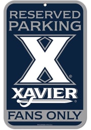 Xavier Musketeers 11x17 inch Reserved Parking Plastic Sign