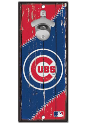 Chicago Cubs 5x11 inch Bottle Opener Sign