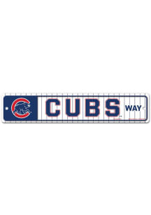 Chicago Cubs Street Zone Sign