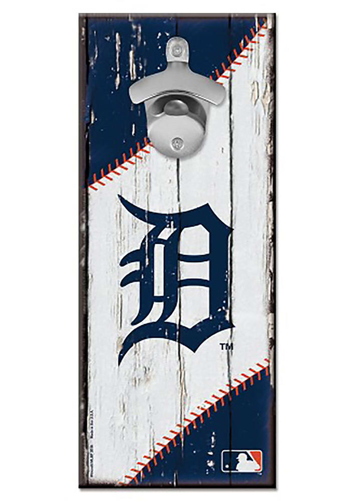 Detroit Tigers 5x11 inch Bottle Opener Sign