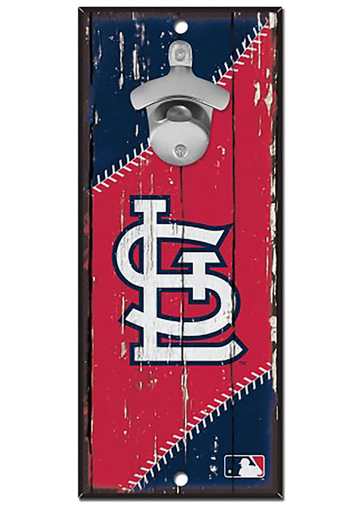 St Louis Cardinals 5x11 inch Bottle Opener Sign