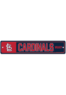 St Louis Cardinals Street Zone Sign