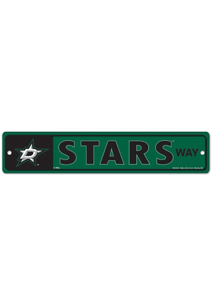 Dallas Stars Street Zone Sign