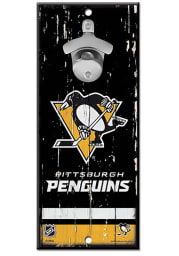 Pittsburgh Penguins 5x11 inch Bottle Opener Sign