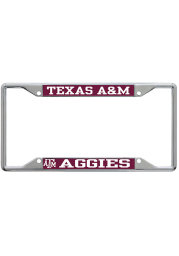 Texas A&M Aggies Metallic Printed License Frame