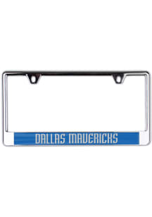 Dallas Mavericks Metallic Printed License Frame