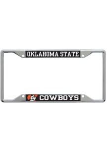 Oklahoma State Cowboys Metallic Printed License Frame