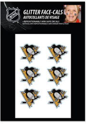 Pittsburgh Penguins 6pk Glitter Tattoo