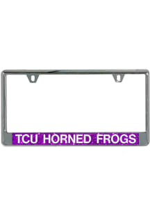 TCU Horned Frogs Metallic Glitter License Frame
