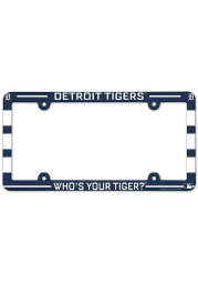 Detroit Tigers Full Color Plastic License Frame