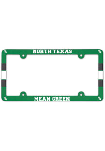 North Texas Mean Green Full Color Plastic License Frame
