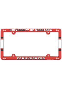 Nebraska Cornhuskers Full Color Plastic License Frame