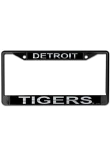 Detroit Tigers Inlaid Black and Silver License Frame