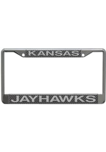 Kansas Jayhawks Carbon Fiber License Frame