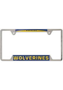 Michigan Wolverines Thin Metal License Frame