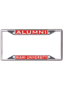 Miami RedHawks Team Color Alumni License Frame
