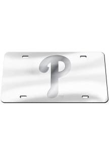 Philadelphia Phillies Frosted Car Accessory License Plate