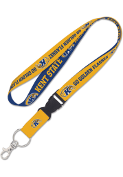 Kent State Golden Flashes Team Color Detachable Lanyard