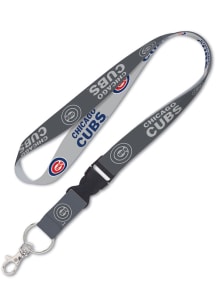 Chicago Cubs Charcoal Lanyard