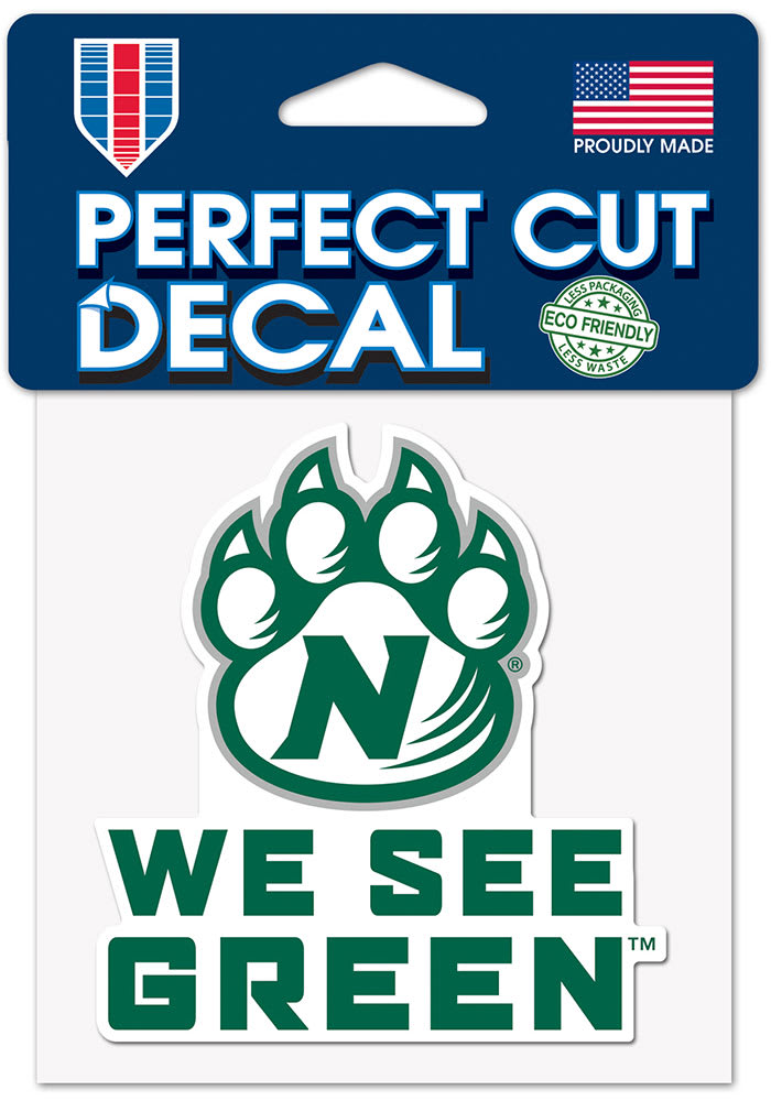 Northwest Missouri State Bearcats 4x4 Color Auto Decal - Green
