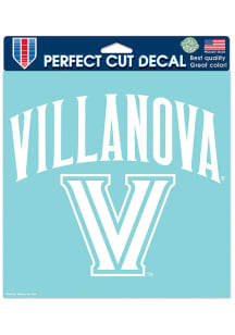 Villanova Wildcats 8x8 White Auto Decal - White