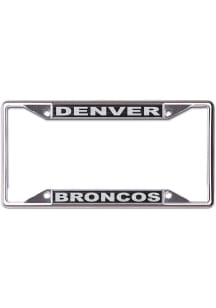 Denver Broncos Black and Silver License Frame