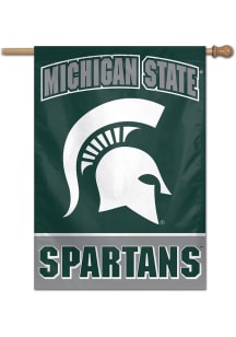 Green Michigan State Spartans Team Name Banner