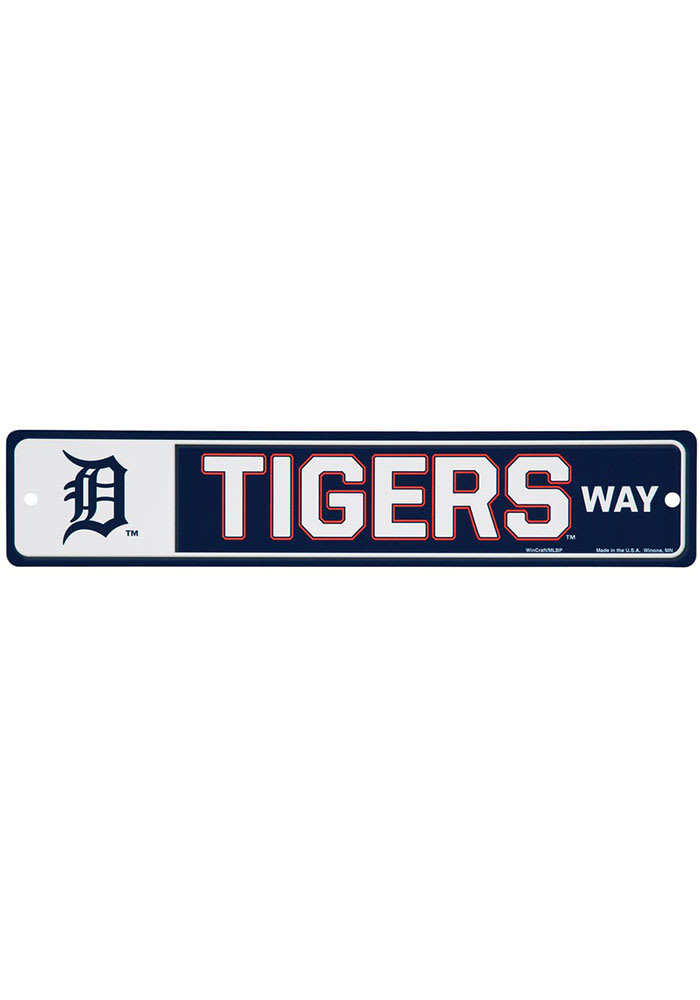 Detroit Tigers Street Sign