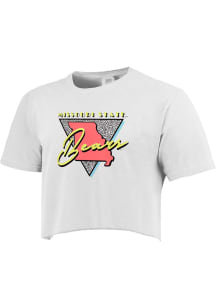 Missouri State Bears Womens White Retro Pastel Short Sleeve T-Shirt