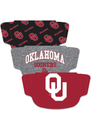 Oklahoma Sooners 3PK Fan Mask
