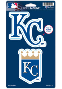 Kansas City Royals 2pk Die Cut Magnet
