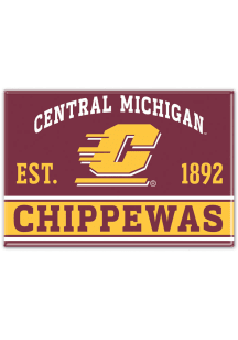 Central Michigan Chippewas 2x3 Magnet